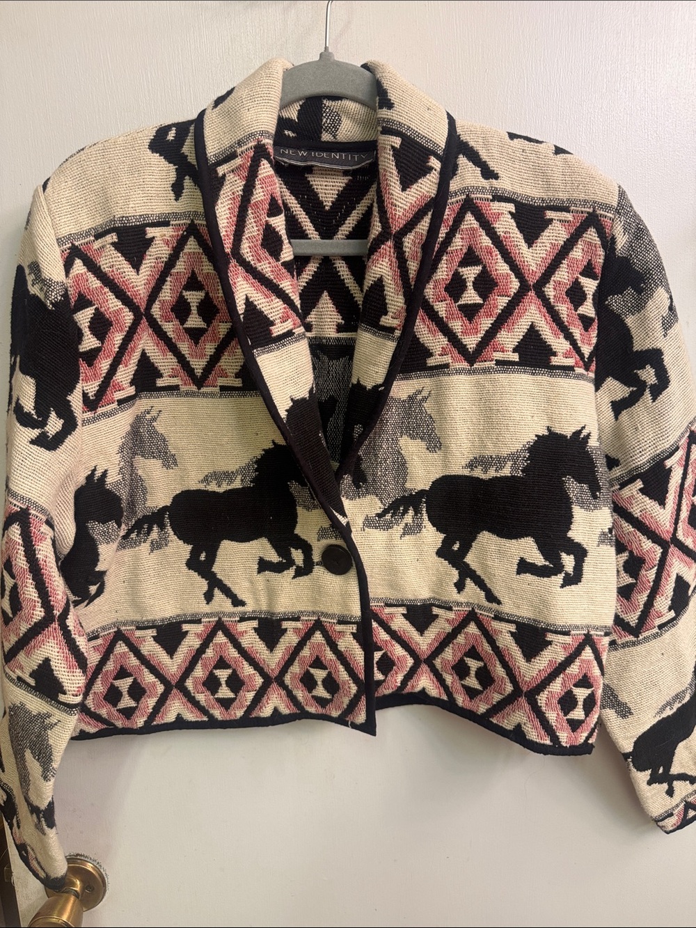 Women’s Black and Cream jacket